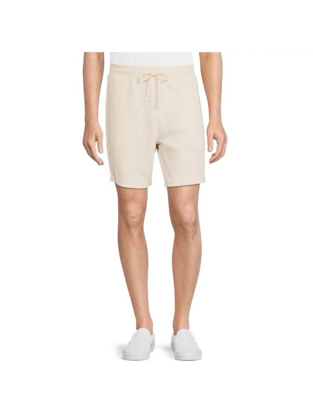 No Boundaries Mens Lounge Shorts Beige Tan Cream Spring Summer Relaxed Size 2XL